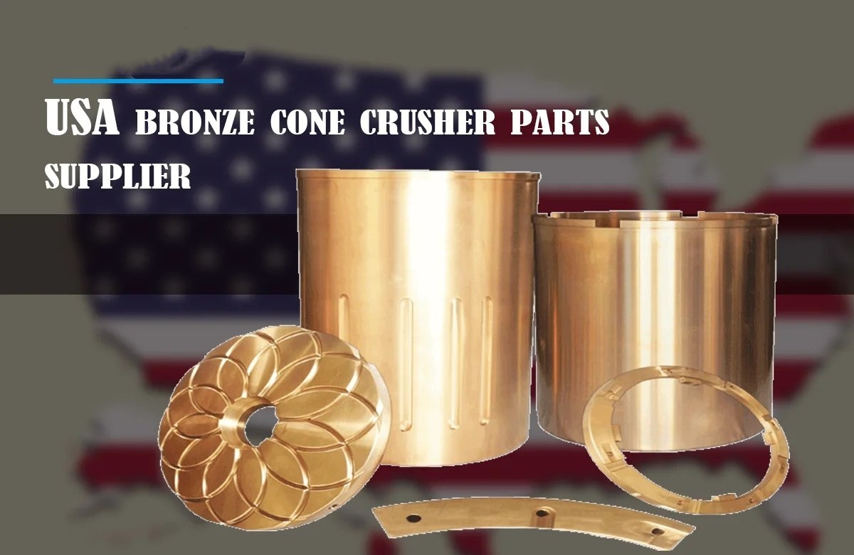 USA bronze cone crusher spare parts, eccentric copper bushing thrust washer sealing ring for Sandvik Metso mining quarry equipment