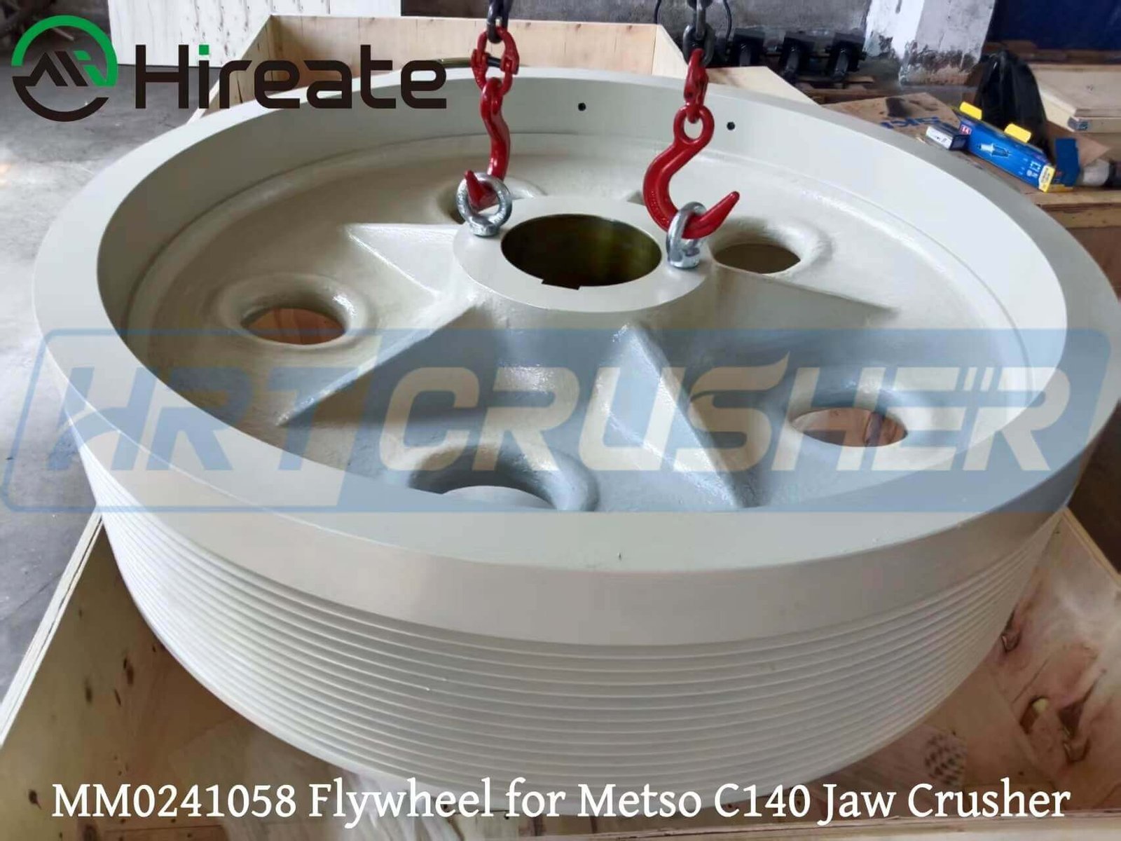 Metso C140 Flywheel MM0241058, jaw crusher spare part for Metso C140 jaw crusher