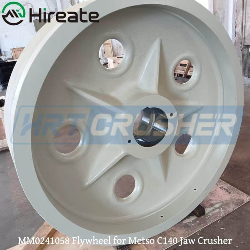 Metso C140 Flywheel MM0241058, jaw crusher spare parts for Metso C140 jaw crusher
