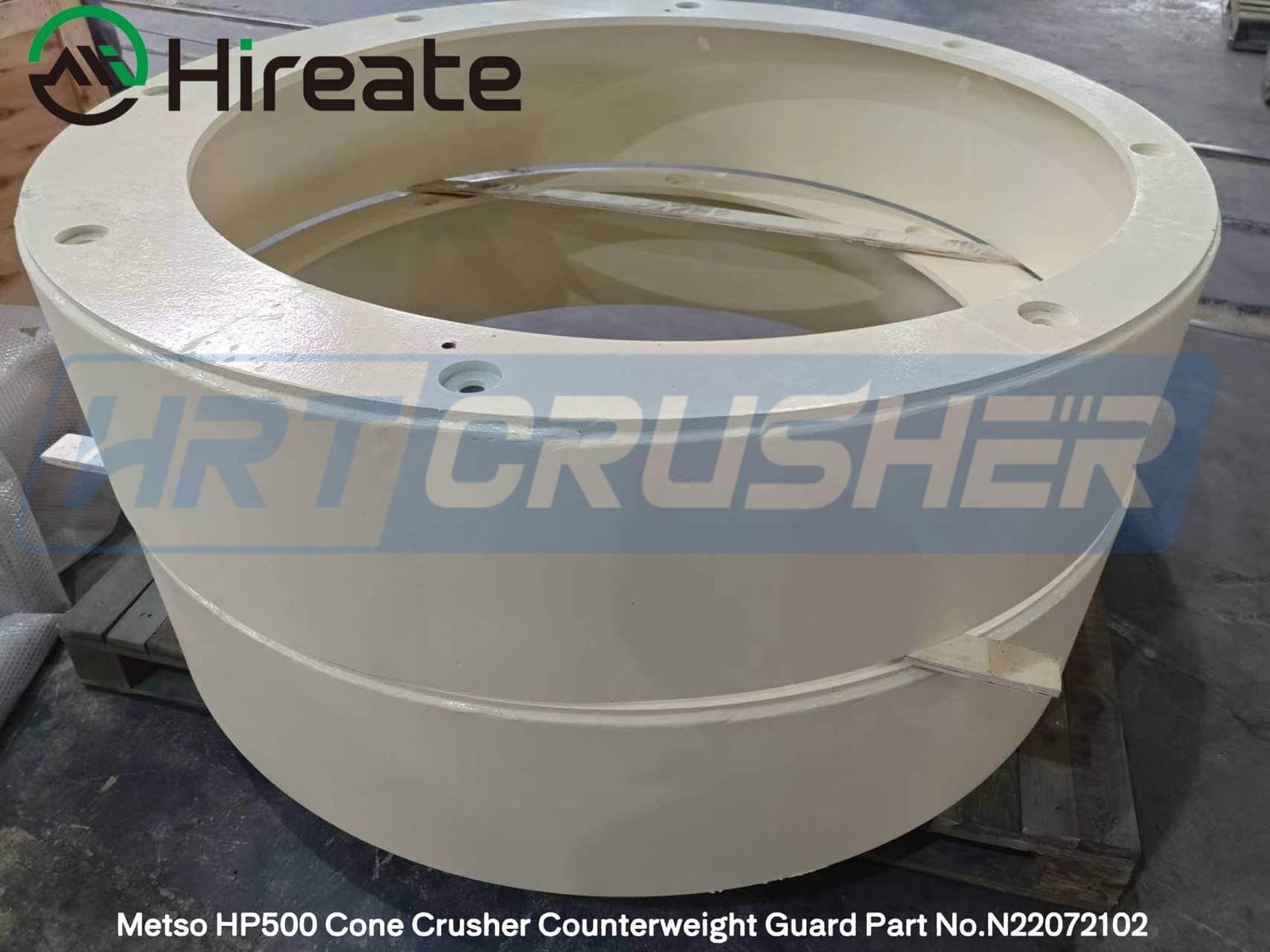 metso hp500 cone crusher counterweight guard spare part pn n22072102