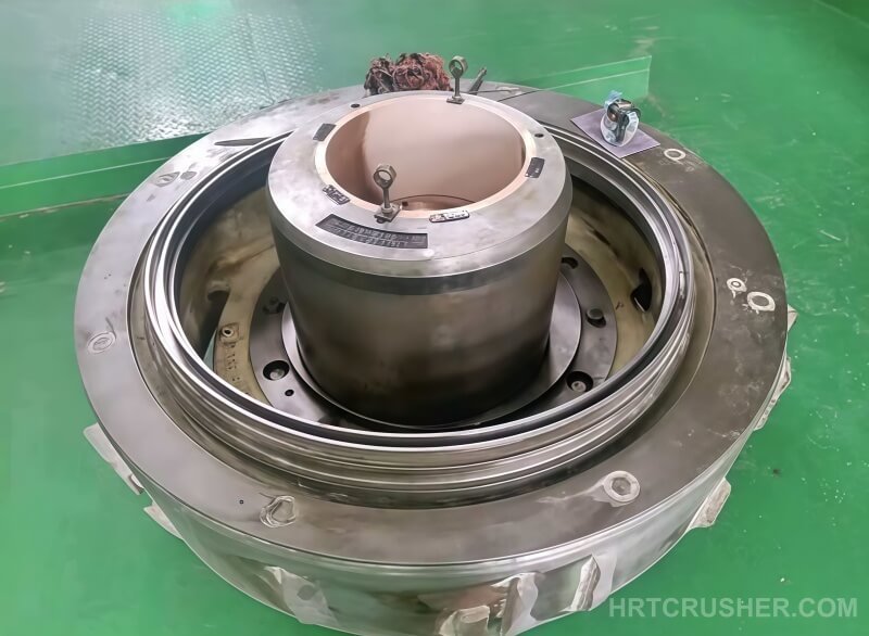 Completed eccentric assembly with new bushing for Metso HP500 cone crusher