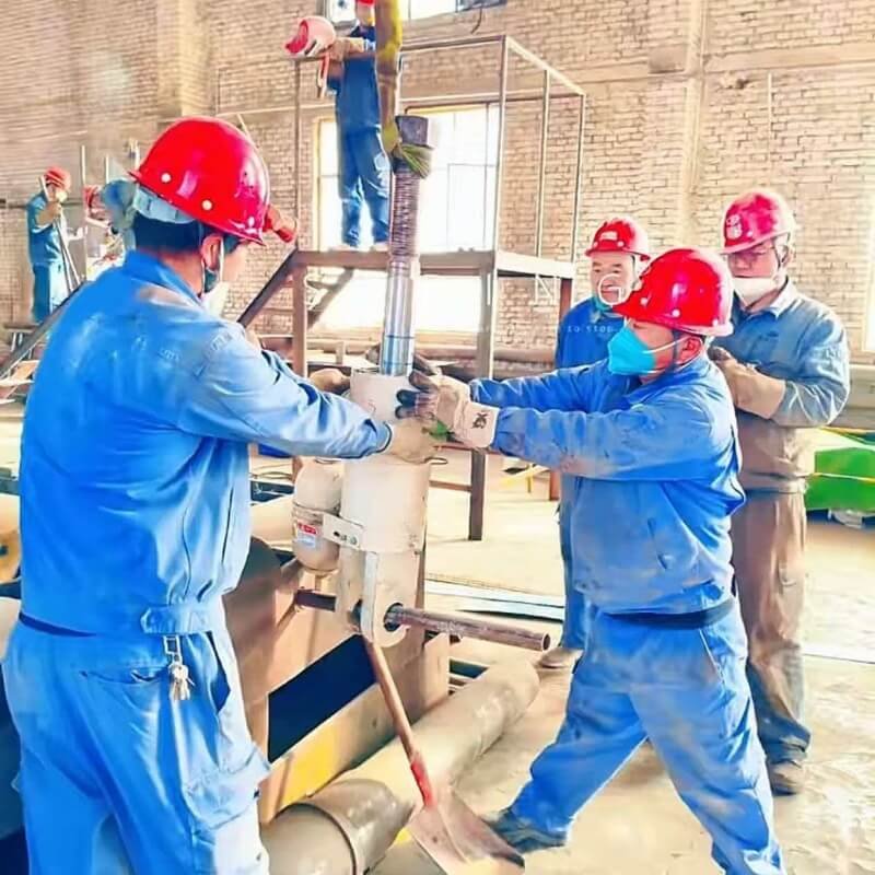 Metso Nordberg HP Series Cone Crusher Release Cylinder Assembly Installation